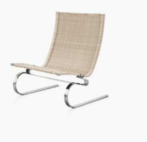 Wicker Lounge Chair without Headrest from Fritz Hansen